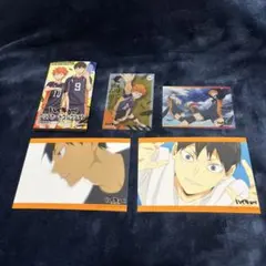 ハイキュー!! 影山飛雄、日向翔陽　カード4枚セット