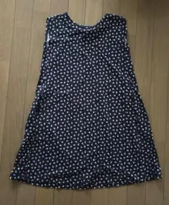 UNIQLO UT Paul &JOE小花柄 ノースリーブ トップス ネイビーのサムネイル