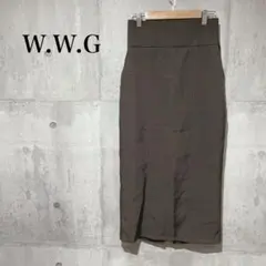 408【WHO'S WHO gallery】カマーバンドナロースカート　秋冬用