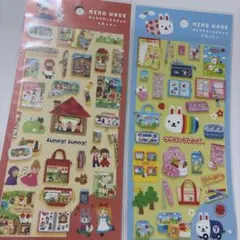 シール 平成レトロ ウサコレフレンズ funny! funny! 2枚
