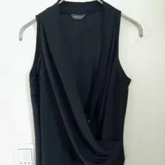 INGNI イング　黒のストレッチラップドレス