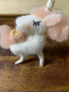 羊毛フェルト ユニコーンとラマのセット