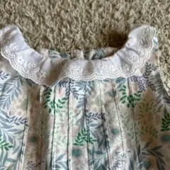 next baby レース襟花柄ワンピースのサムネイル