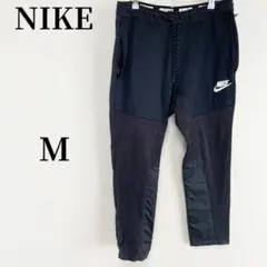 NIKE ナイキ スウェットパンツ 切替デザイン ロゴ ブラック M