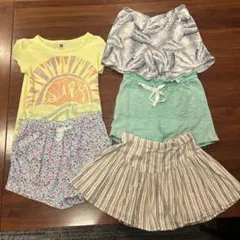 子供服 トップス ショートパンツ 5点セット