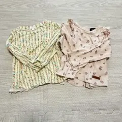 ベビー長袖トップス2枚セット