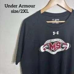 【US古着】アンダーアーマー ラグラン Hockey Fights Tシャツのサムネイル