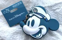 東京ディズニーシー 25周年 バッグチャーム ケース付