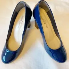 JILL STURATジルスチュアートエナメルネイビーパンプス