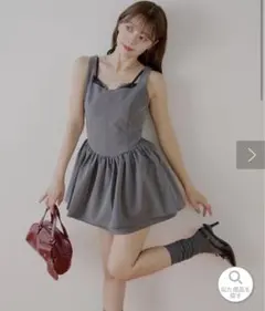 【新品・未使用品】￼￼￼Chico レースレイヤードフレアキャミワンピース