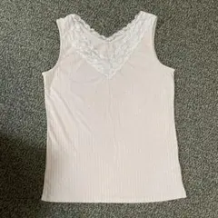 GU ノースリーブ キャミソールレース ピンク