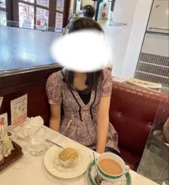 花柄 パフスリーブ 半袖 ワンピース ロリータ　ロイスクレヨンのサムネイル