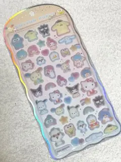 【正規品】はぴだんぶい　サンリオ　コットンパフィー　ボンボンドロップシール