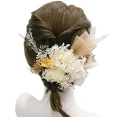 ドライフラワー 髪飾り 14点セット 成人式 卒業式 振袖 浴衣