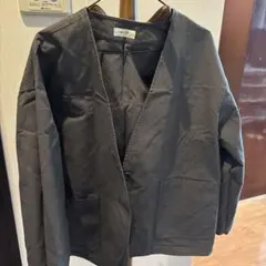 studio CLIP ノーカラージャケット グレーのサムネイル
