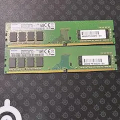 Samsung 8GB DDR4 PC4-2666V メモリー 2枚セット - メルカリ