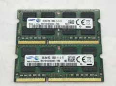 値下げ 16GB ノートPCメモリ PC3L-12800S 8GB x2枚