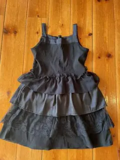 専用です ワンピース　100 110 黒　フリル　ドレス　ピアノ　発表会　組曲