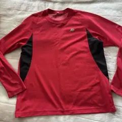 Kappa 長袖 トレーニングシャツ レッド Lサイズのサムネイル