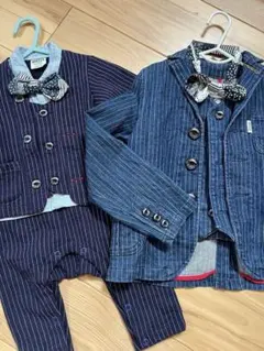 BREEZE フォーマル ジャケット110 ベスト100セット 蝶ネクタイお揃い