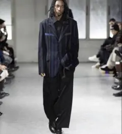 23AW Yohji Yamamoto 内股ドレープパンツ LOOK30のサムネイル