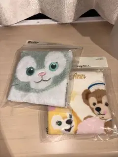 ディズニーシー　ダッフィー　クッキーアン　ジェラトーニ　ミニタオル