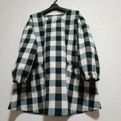 ハンドメイドおしゃれ大人可愛いチェック春夏秋生地