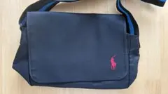 Polo Ralph Lauren ブラックショルダーバッグ　ラルフローレン
