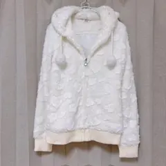 ポンポンファーパーカー 00s archive fur fairy grunge