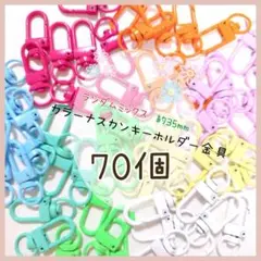 カラーナスカンハンドメイド材料♡キーホルダー