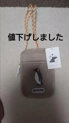 さらに値下げ中 OUTDOOR PRODUCTS ペンギン柄 ネックポーチ