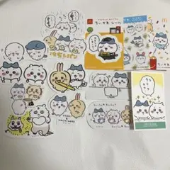 ちいかわ ダイカットステッカー マクドナルド ハッピーセット うさぎ ハチワレ