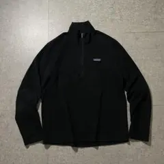 Patagoniaパタゴニア シンチラ ハーフジップ フリース プルオーバー黒M