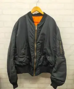 90s USA製 ALPHA アルファ MA-1 フライトジャケット