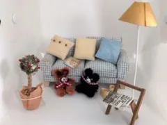 (フェリシモ)家具にまでこだわったミニチュアのインテリア完成品