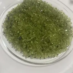 ペリドット さざれ石 天然石 ハンドメイド素材　100グラム