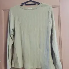 CINEMA CLUB オリーブグリーン 長袖Tシャツ