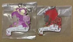 プリキュア一番くじ F賞シルエットメタルチャーム キュアドリーム キュアルージュ