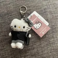新品未使用　キティ　トイキーホルダー　黒　LOWRYSFARM