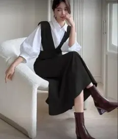 ★SHEIN★新品 未使用 ジャンパースカート サイズL