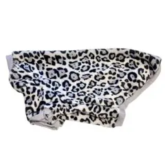 愛犬ヒョウ柄 犬服 新品　未使用　グレー　中型犬　2XL