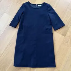 美品　BALLSEY ワンピース　七分袖　ポケット付き　トゥモローランド