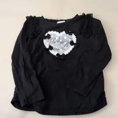 mezzo piano ブラック Tシャツ 130