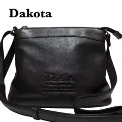 Dakota ダコタ 本革 ショルダーバッグ 黒 レザー 斜めがけ ポシェット