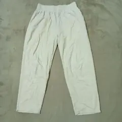 LサイズGUコーデュロイワイドパンツアイボリー