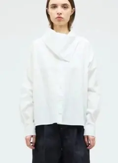美品24s✨ミズイロインド カットオフフリルコットンラッフルカラー 