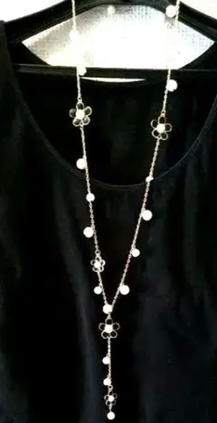 オシャレなロングネックレス❤️【最速発送•匿名配送】