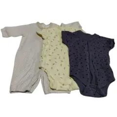 まとめ売り　3点セット　ロンパース　男の子　60〜70cm