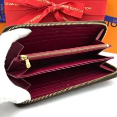 ☆美品☆新型☆ルイヴィトン ラウンドファスナー長財布 モノグラム フューシャ