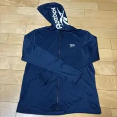 Reebok フード付きパーカー ネイビー　サイズM